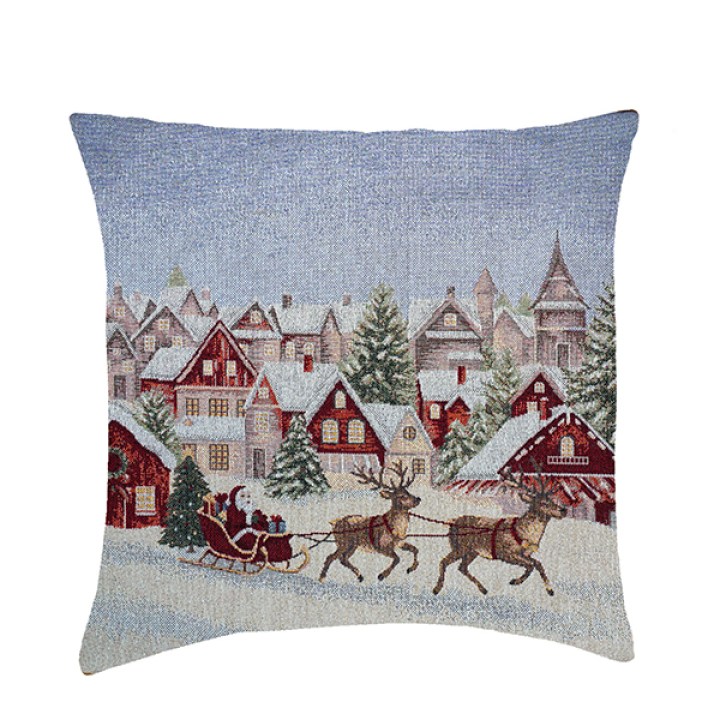 w_8340_45x45 kh_gobelin weihnachtsmann im schlitten_lurex_gross